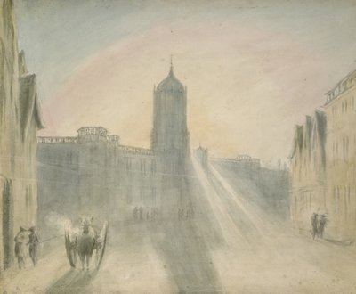 Christ Church from St Aldates, 1787 by John Baptist Malchair